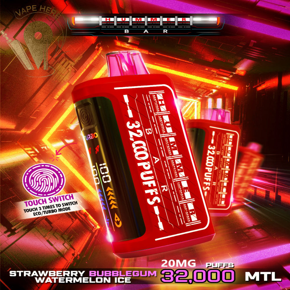 Deluxe Bar Bar 32000 Puffs Disposable Vape Touch Switch( BUY 1 GET 1 FREE )