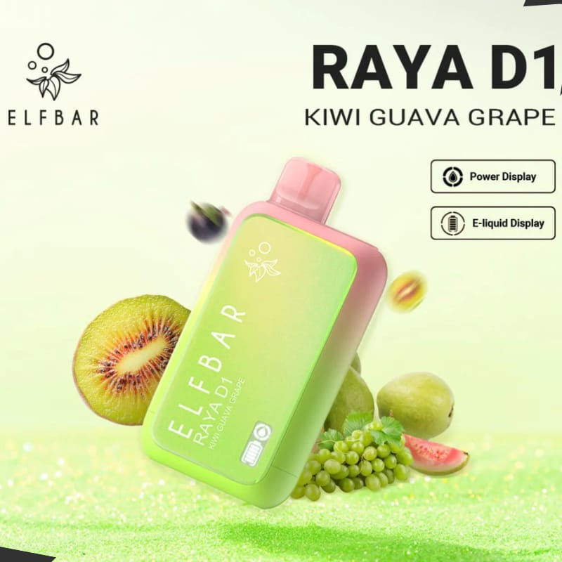 (Organic Essence)ELFBAR RAYA D1 30k(Buy 1 Get 1 free)