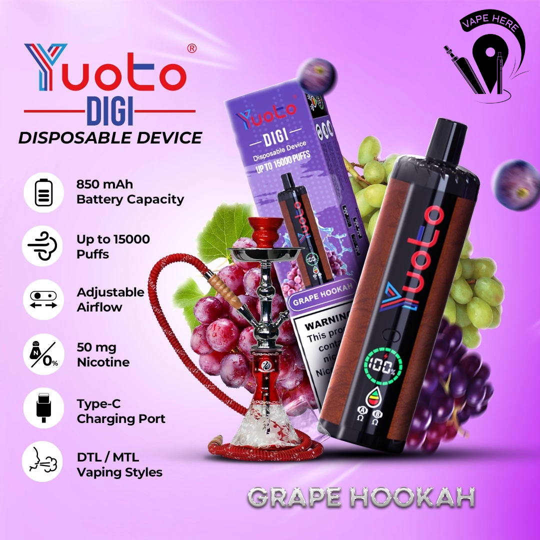 Deluxe Bar 18000 Puffs Disposable Shisha Vape( BUY 1 GET 1 FREE )