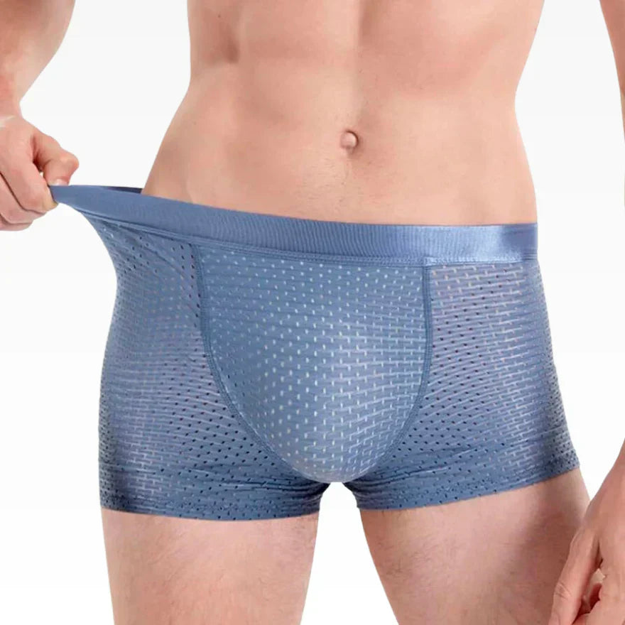 Breathable Natural Fiber Boxer Brief - Glitzy